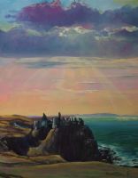 Dunluce Castle Co Antrim by Paul Cavanagh